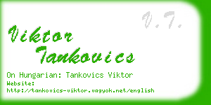 viktor tankovics business card
